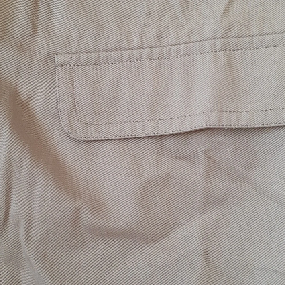 A.P.C. Single Breasted Short Classic Beige Tan Camel Cotton Trenchcoat Size 34 - Picture 7 of 10